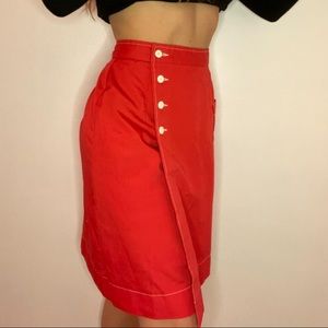 Vintage Red Skirt